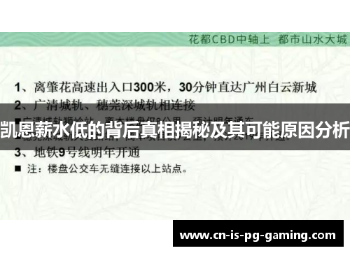 凯恩薪水低的背后真相揭秘及其可能原因分析